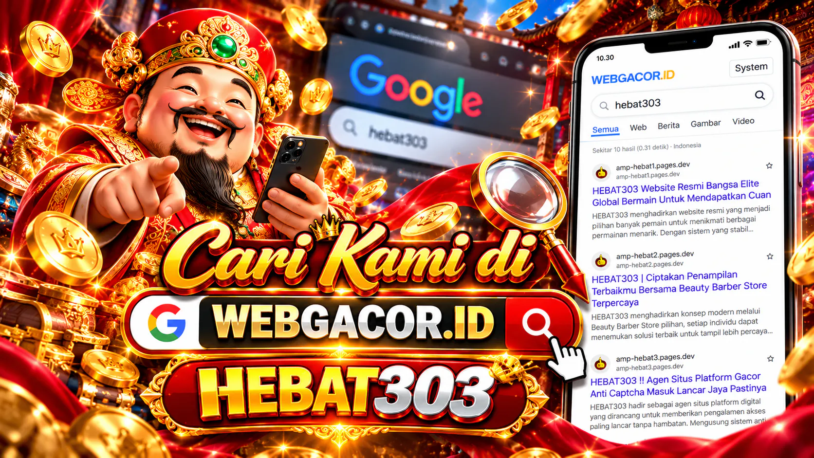 WEBGACOR.ID X HEBAT303
