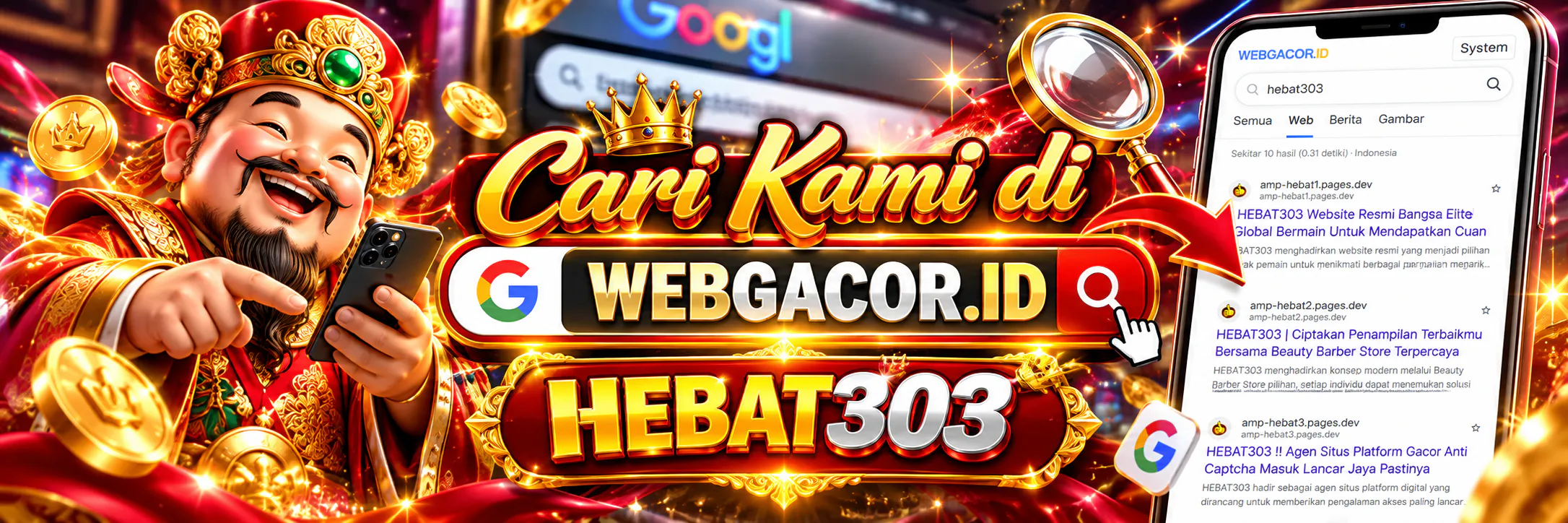 WEBGACOR.ID X HEBAT303